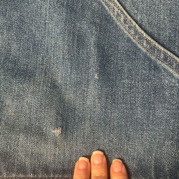 Vintage come on‎ strong denim Sherpa vest men's xl warm grunge distressed biker - Picture 4 of 11